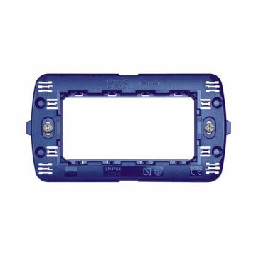 4 Module unterstützen für Abdeckplatte Living International Bticino LN4704