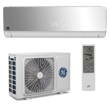 Wandmontierte Single-Split-Inverter-Klimaanlage 9000 BTU, weiße Farbe A++/A+ General Electric Ge Appliances Future Series Wifi Integriertes intelligentes Management, bestehend aus GES-NJGW25IN-20 + GES-NJG25OUT-20