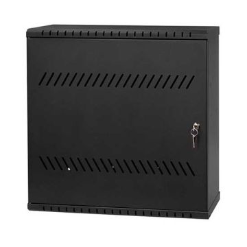 Hangender Rack-Kasten 19" 3/4U 180mm Schwarz RAL 9005 Farbe Stahl mit Tür Hangender Rack-Kasten 19" 3/4U 180mm Schwarz RAL 9005 Farbe Stahl mit Tür