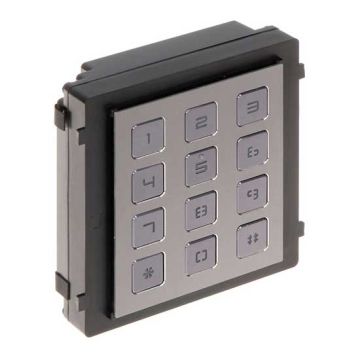 Hikvision DS-KD-KP Externes Tastaturerweiterungsmodul mit 12 physischen Tasten mit Hintergrundbeleuchtung, IP65 IK07
