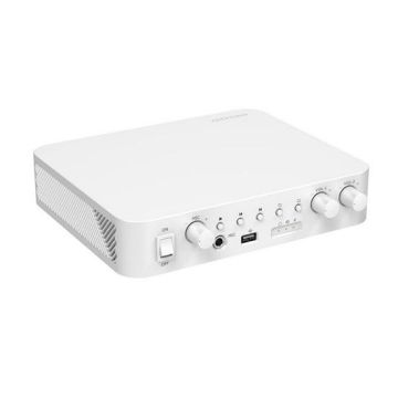 Hikvision DS-QAE0A60G1-VB 60-W-Analogverstärker mit Bluetooth-, USB-, Cinch- und Mikrofoneingängen für Soundsysteme