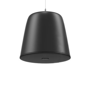 Hikvision DS-QAZ0510G1 Passiver Hängelautsprecher 10 W schwarzes Gehäuse rahmenloses Design 100 V/70 V/8 Ω