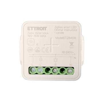 ETTROIT 1-Kanal 150W Smart Zigbee Dimmerschalter Mikromodul Unterputzmontage ETZB4010