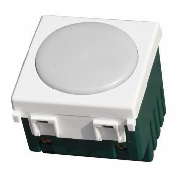 ETTROIT LED-Stufenleuchte, 2 Module, 220 V, 4000 K, mit Ein-/Ausschalter, kompatibel mit Vimar Plana – Artikelnummer EV0322