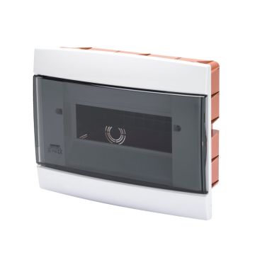GEWISS GW40225TB 8-Modul-Unterputz-Schalttafel, Milchweiß