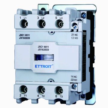 ETTROIT JXC1 AC-Schütz 220 V, 50/60 Hz, Spule 3P, 3 Pole, normalerweise offen, Ie 65 A, Ue 380 V – JX163659