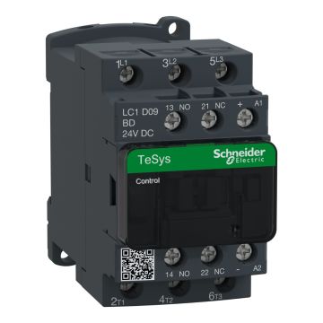 Schneider Electric TeSys D LC1D09BD – Schütz 3 P 9 A AC‑3, Spule 24 V DC