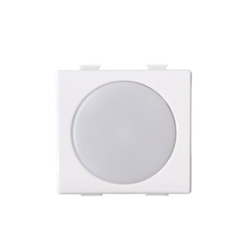 ETTROIT LED-Stufenleuchte 220 V 6000 K mit Ein-/Ausschalter – 2 Module, Solarserie, kompatibel mit BTicino Matix – MT0302