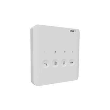 CAME Freisprech-Gegensprechanlage PLX A X1/XIP 4 Ruftasten, weiße Farbe 840CC-0030