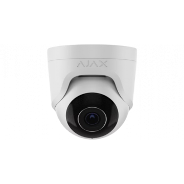 Ajax TurretCam POE IP-Kamera 8 Mpx 2,8 mm AI IR 35 m ASP POE weiße Farbe Basisvideoüberwachung 64927.197.WH1