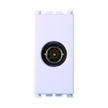 ETTROIT TV-Stecker männlich, Farbe weiß, kompatibel mit Vimar Arke VA2253B