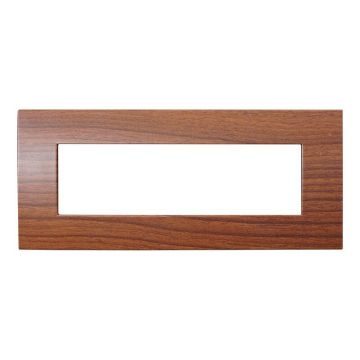 ETTROIT Venus Serie Platte 7P Kunststoff Farbe Wurzel Kompatibel mit Vimar Arke VA83703