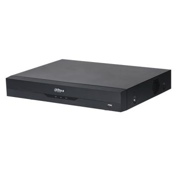 Dahua XVR5104HE-4KL-I3 (V2.0) XVR Pro Series AI 1U WizSense Penta-brid 4K UHD 4CH 5in1 mit AI-Codierung P2P SMD Plus Gesichtserkennung IVS-Alarm und Quick Pick
